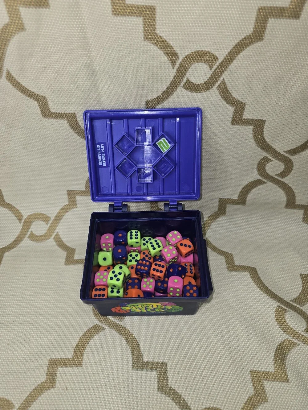 Dumpster Dice Board Game by Big Discoveries 80 Dice Family Game